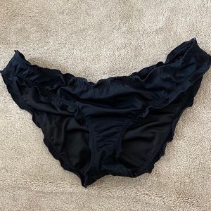 black victoria’s secret bathing suit bottoms